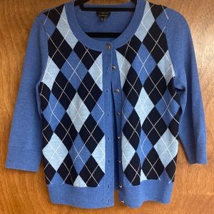 Talbots Argyle Cardigan